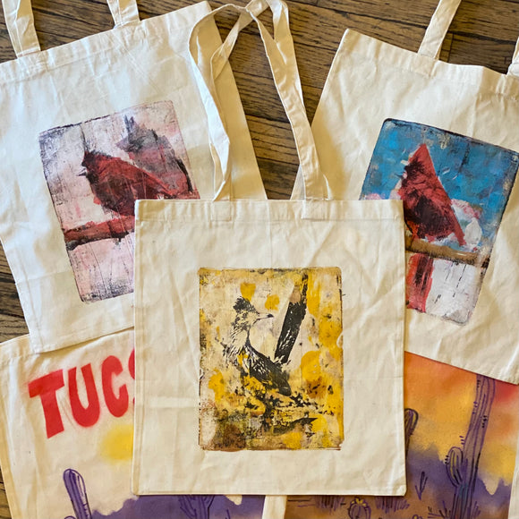 Painted Tote Bags by Isaac Lange