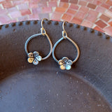 Palo Verde Blossom Hoop Earrings by Cactus Bloom Design