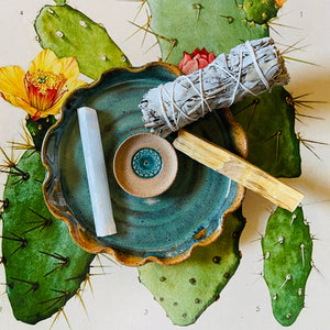 Ceramic Incense Dishes by Alaina Chapin