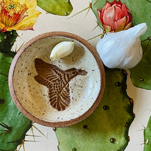 Ceramic Garlic Grater Dishes by Alaina Chapin