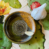 Ceramic Garlic Grater Dishes by Alaina Chapin