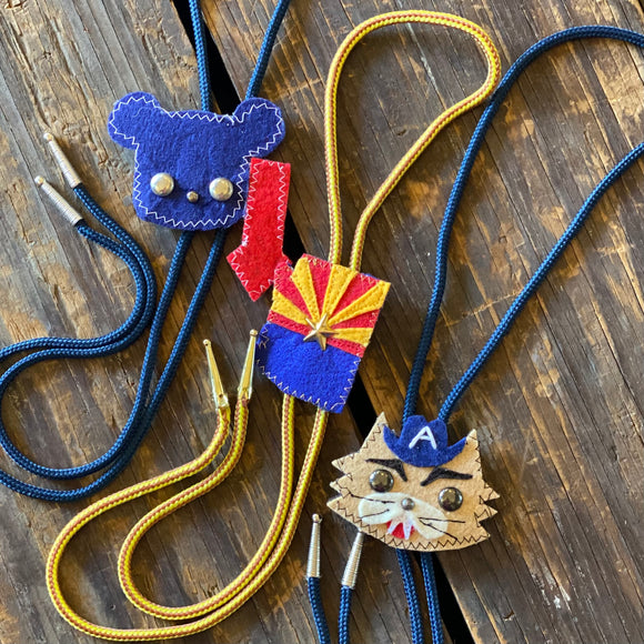 U of A Bolo Ties by Monster Booty Threads
