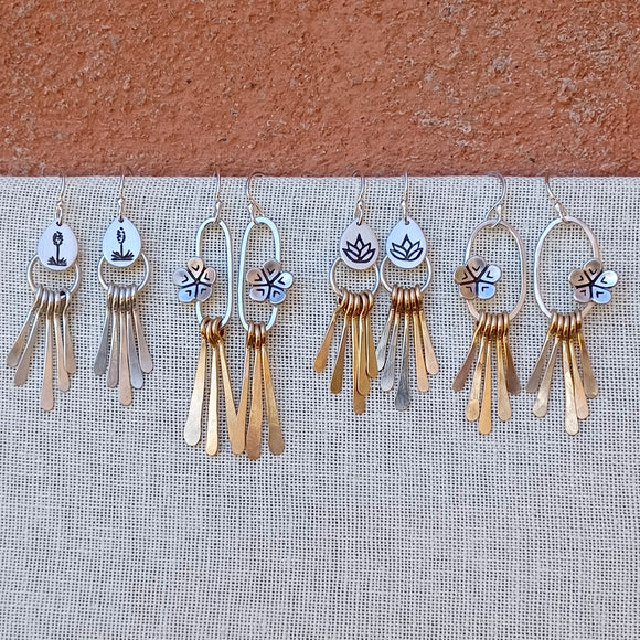 Fringe Earrings by Cactus Bloom Design
