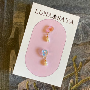 Acrylic Cacti Earrings by Luna & Saya