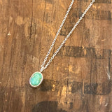 Dainty Turquoise Pendant by Lumenrose