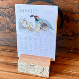 2025 Desert Contrast Desk Calendar by Aall Forms of Life