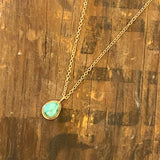 Dainty Turquoise Pendant by Lumenrose