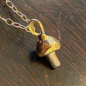 Mushroom Necklace by Gilty Boy