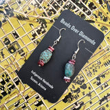 Turquoise Earrings by Beads Over Diamonds