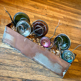 Reclaimed Glass Lawn Ornaments by Bottle Rocket Design