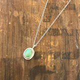 Dainty Turquoise Pendant by Lumenrose