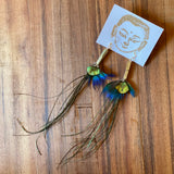 Natural Feather Earrings by Ivy