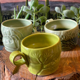 Desert Flora Mugs by Connected Earth Clay and Art Works