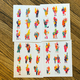 Cactus Lineup Prints by Spina/Novoa