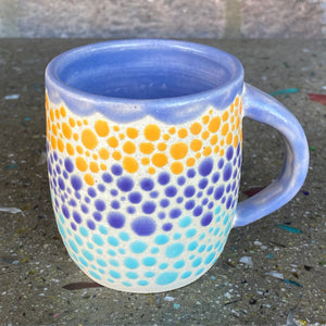 Ceramic Spotted Mugs by Mehgan on the Moon