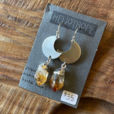 Gemstone & Crystal Earrings by Heliotrope
