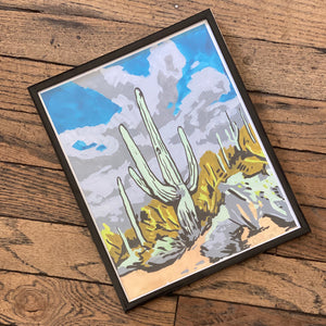 Framed Saguaro Giclée Prints by Jenna Tomasello