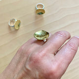 *Brass & Silver Rings by Little Toro Designs*