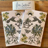 Flora Sisters Lined Notebook by Marcy Ellis