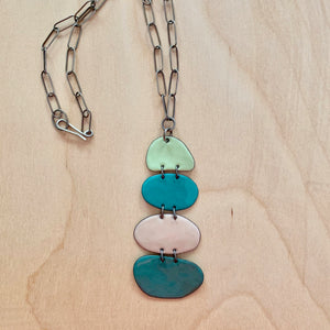 *Cairn Enameled Necklace by Little Toro Designs*