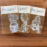 Flora Sisters Temporary Tattoos by Marcy Ellis