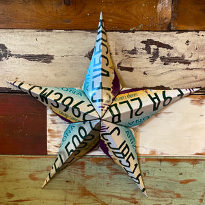 Reclaimed Metal Star by the Lost Highway Sign Company