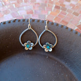 Palo Verde Blossom Hoop Earrings by Cactus Bloom Design