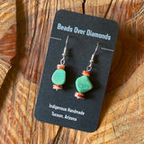 Turquoise Earrings by Beads Over Diamonds