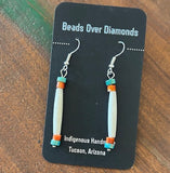 Turquoise Earrings by Beads Over Diamonds