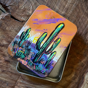 Painted Landscape Tins by Isaac Lange*