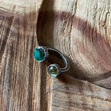 Turquoise Sidecar Rings