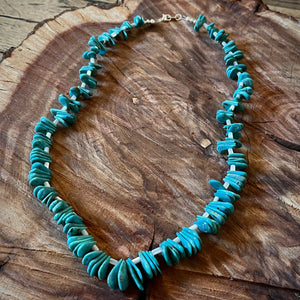 Turquoise Beaded Neckace by Beads Over Diamonds