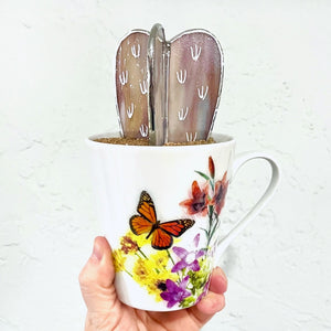 Stained Glass Cactus by The Glass Desert