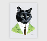 Dapper Animal Art Prints 5x7