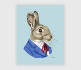 Dapper Animal Art Prints 5x7