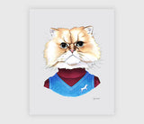 Dapper Animal Art Prints 8X10