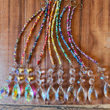 Beaded Hanging Prisms by Toad Knot