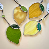 Stained Glass Citrus Sun Catchers by The Glass Desert