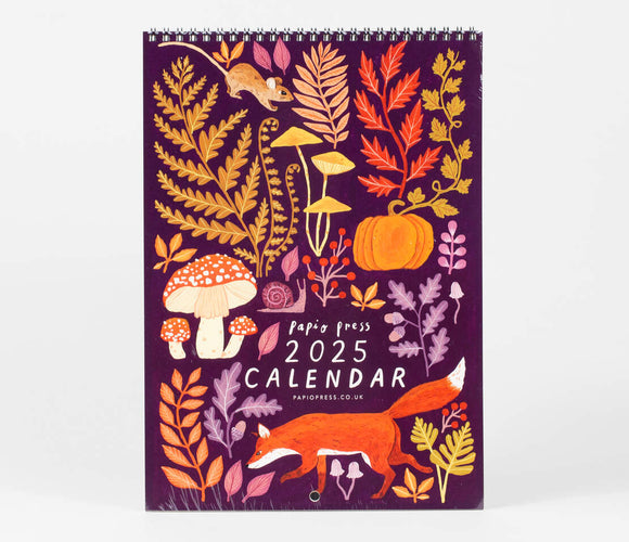 2025 Flora and Fauna Wall Calendar