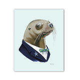 Dapper Animal Art Prints 5x7