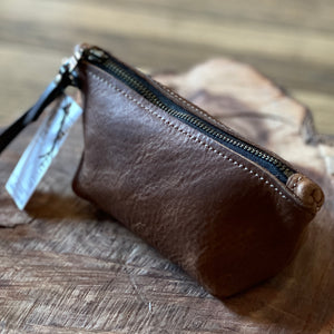 Leather Zippered Pouches by Haul Leather*