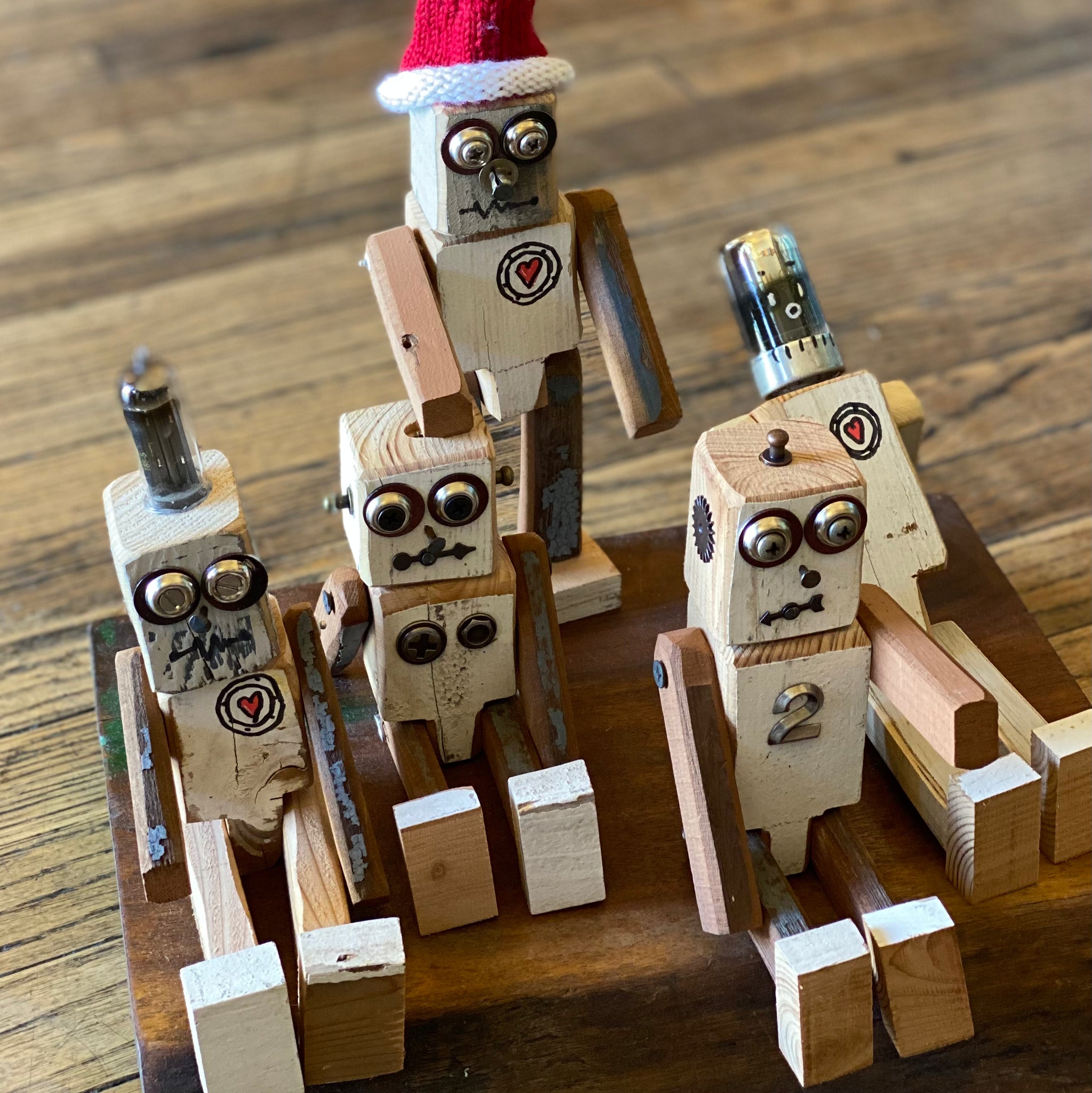 Wooden best sale robots diy